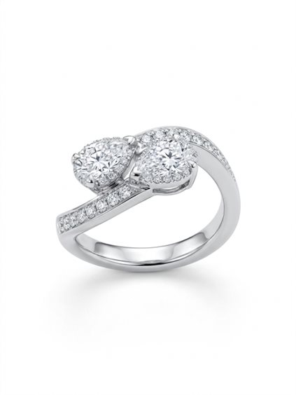 Anello Giorgio Visconti Donna IO LUCE in Oro bianco Diamante AB16980 - AB16980